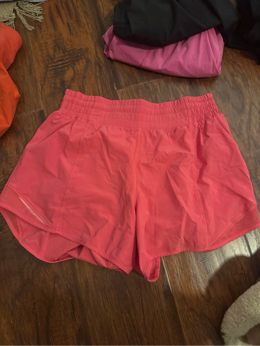 lululemon athletica Coral Athletic Running Shorts